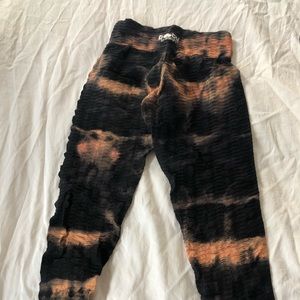 Original orange & black tie dye Booty By Brabants